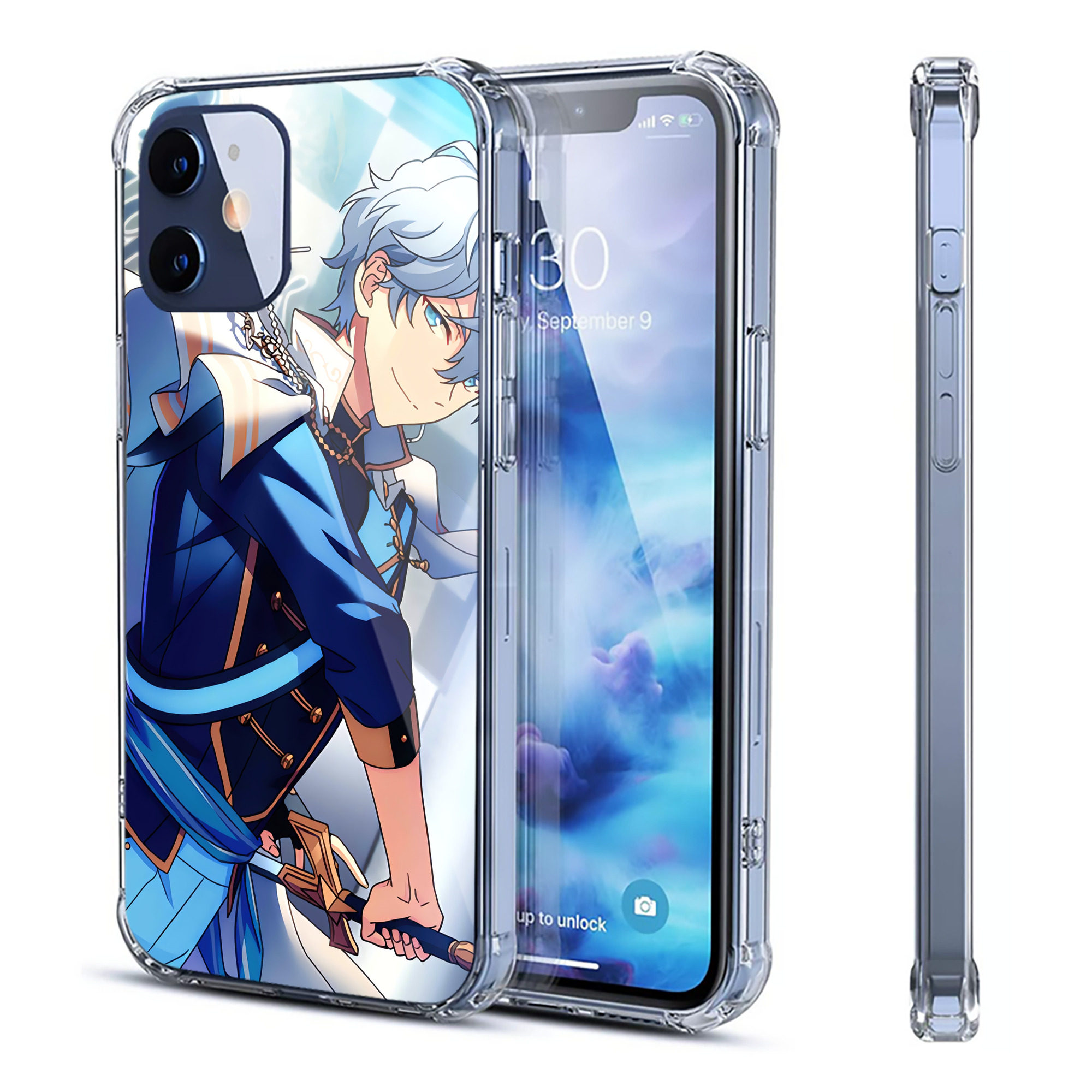 （画像用） あんさんぶるスターズ! Ensemble Stars 【iPhone 12シリーズ対応】透明スマホケース（クリアソフトケース）